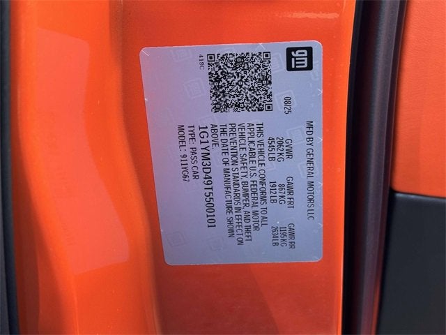 2026 Chevrolet Corvette E-Ray 3LZ