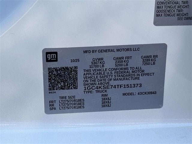 2026 Chevrolet Silverado 3500 HD WT