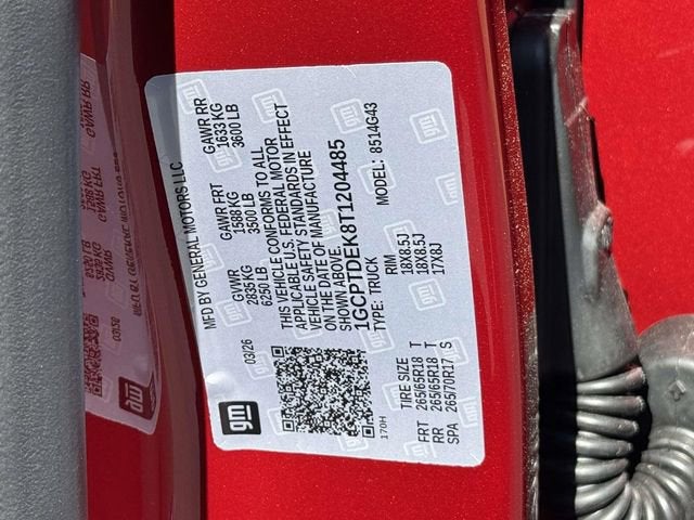 2026 Chevrolet Colorado Z71