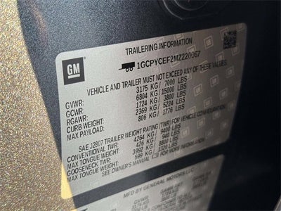 2021 Chevrolet Silverado 1500 Custom Trail Boss