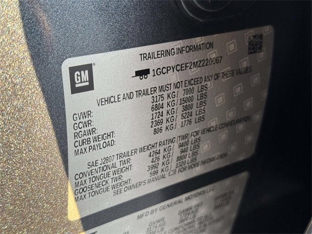 2021 Chevrolet Silverado 1500 Custom Trail Boss