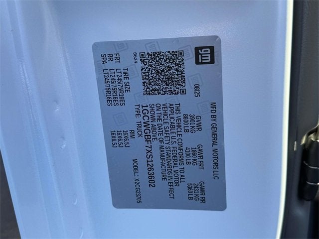 2025 Chevrolet Explorer 9 Passenger Conversion Van WT