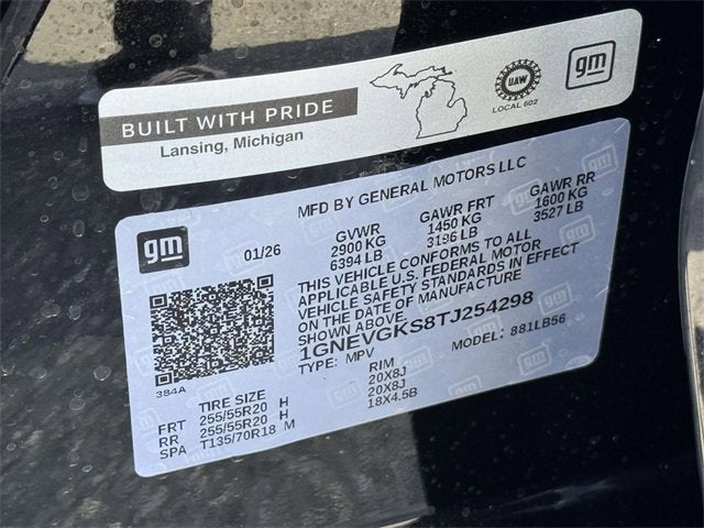 2026 Chevrolet Traverse LT