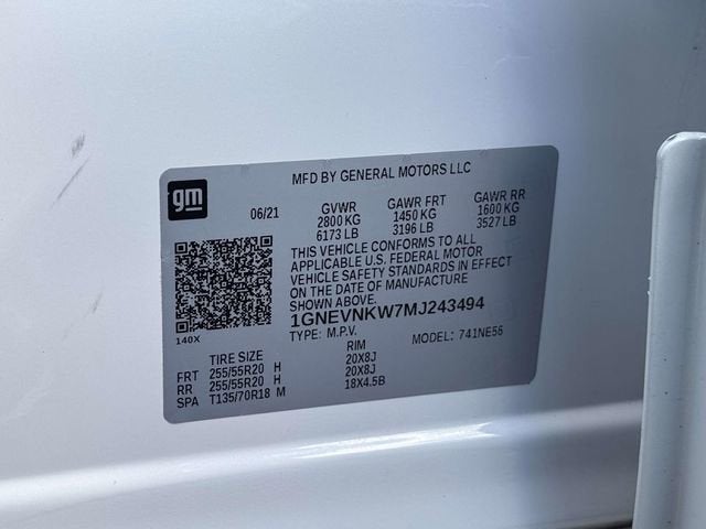 2021 Chevrolet Traverse High Country