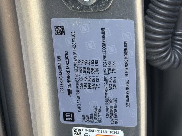 2025 Chevrolet Tahoe Z71