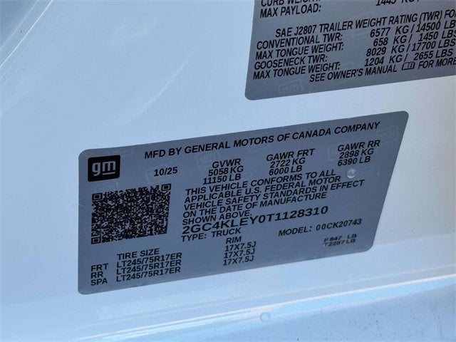 2026 Chevrolet Silverado 2500 HD WT