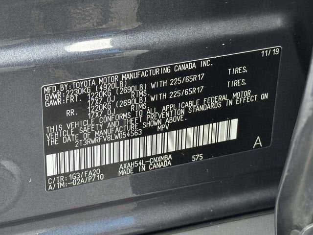 2020 Toyota RAV4 Hybrid XLE