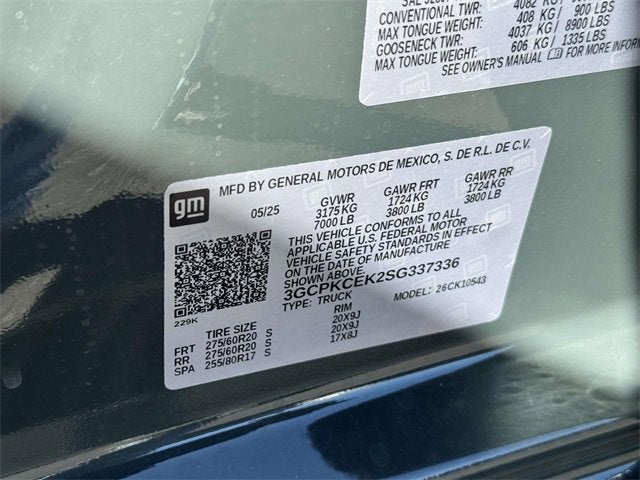 2025 Chevrolet Silverado 1500 Custom Trail Boss