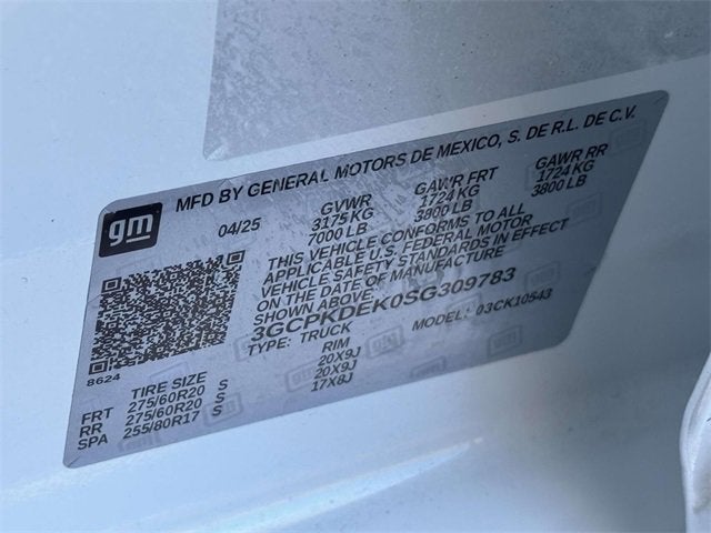 2025 Chevrolet Silverado 1500 LT