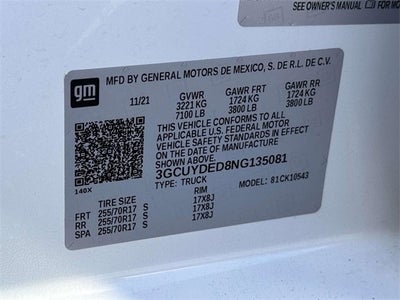 2022 Chevrolet Silverado 1500 LTD LT