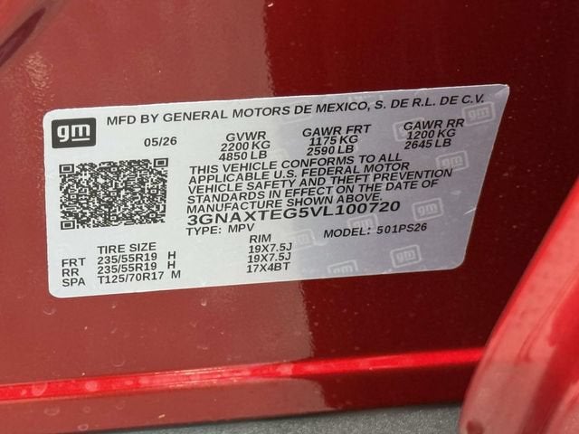 2027 Chevrolet Equinox RS