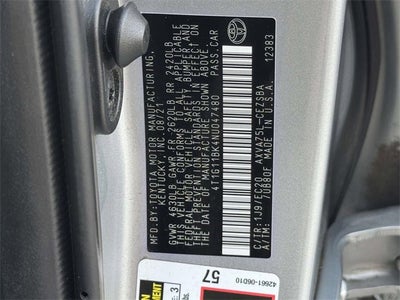 2022 Toyota Camry SE