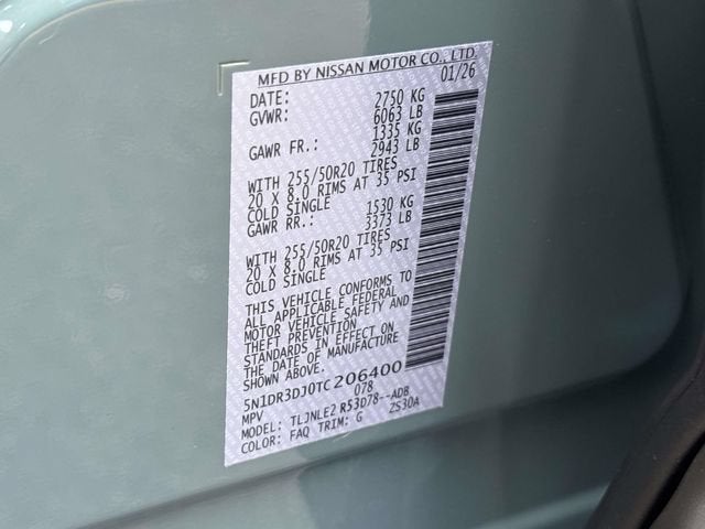 2026 Nissan Pathfinder Platinum