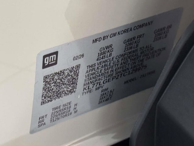 2026 Chevrolet Trax 1RS